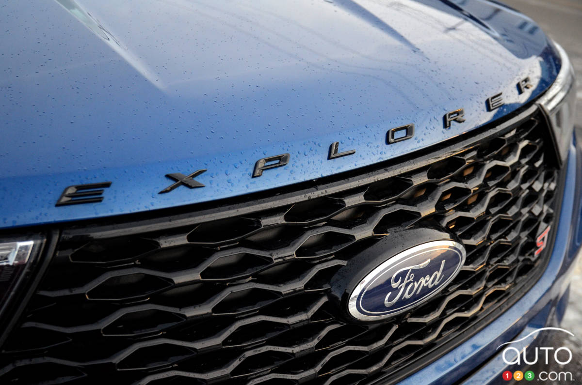 Calandre du Ford Explorer ST 2020